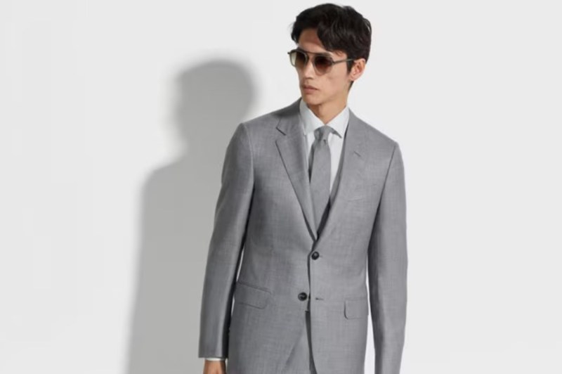 Light gray Zenga suit